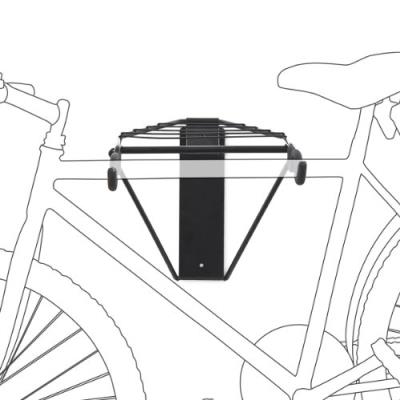 Relaxdays support de vélo mural pliable noir