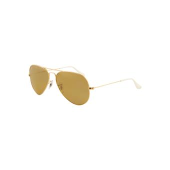 ray ban aviator miroir doré