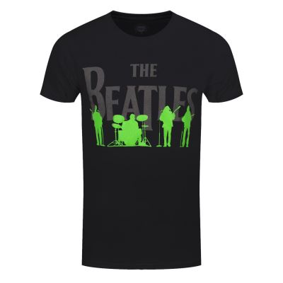 The Beatles T-Shirt Beatles Saville Row Line Up Homme Noir - Taille XL