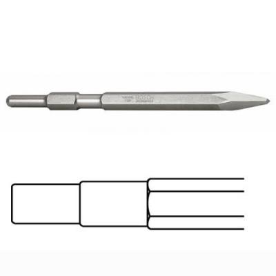 Bosch 1618630002 Burin Pointu à Emmanchement Six Pans (Extrémité Arrondie) 400 Mm, 1 Pièce
