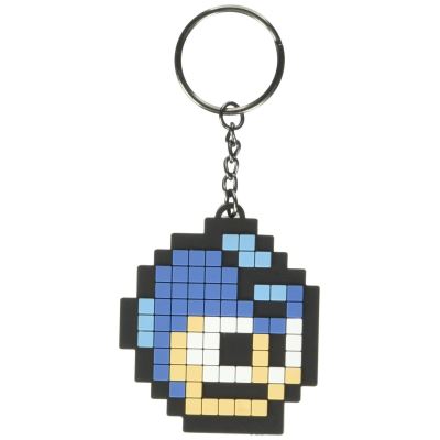 Porte-clés - Megaman - Pixel Head Caoutchouc