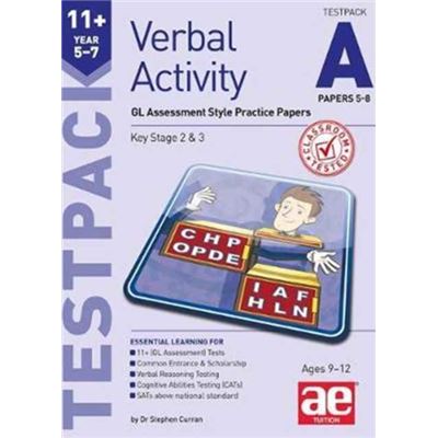 11+ Verbal Activity Year 5-7 Testpack A