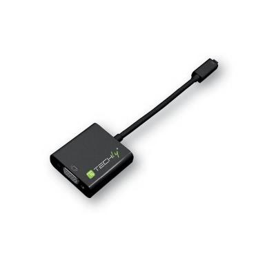 Convertitore hdmi micro d a vga techly 302938