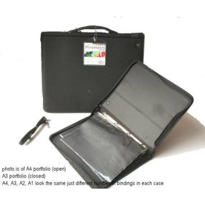 ROYAL & LANGNICKEL RBIND-72 ETUI CLASSEUR À ANNEAUX DE PRÉSENTATION EN VINYLE SOUPLE A2