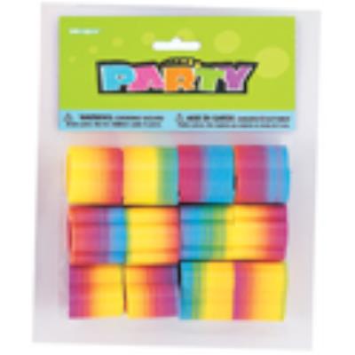 12 Ressorts arc-en-ciel Taille  Unique