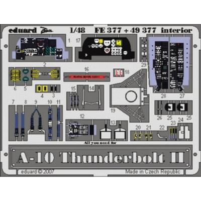 MAQUETTE A 10 THUNDERBOLT II INTITA/48 EDUARD FE377