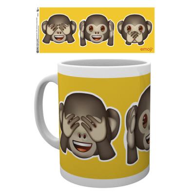 Tasse de ceramique Emoji Monkey