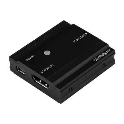 Startech.com Amplificateur De Signal Hdmi - Extendeur Hdmi - Booster Hdmi - Répéteur De Signal Vidéo - 4K 60 Hz - Prolongateur Audio/Vidéo - Hdmi