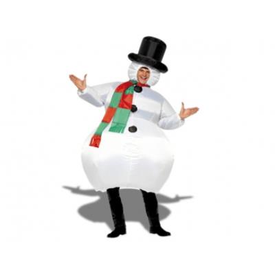 Costume distrayant bonhomme de neige gonflable déguisement fete accesssoire costume insolite drole