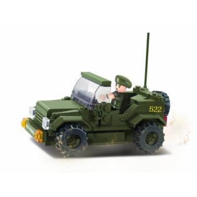 Jeu de construction Sluban Elements Army Series Jeep