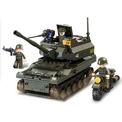 Tank char + moto M38-B9800 Sluban Army 