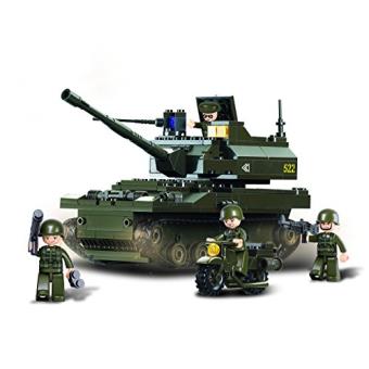 Sluban army - m38-b9800 - tank (char + moto) - Lego - Achat & prix