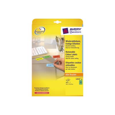 Avery L6040 - etiketten - 960 stuks