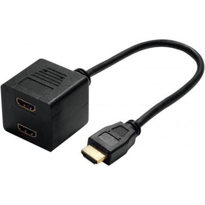 Cable - partageur 1 HDMI / male vers 2 HDMI /femelle (AUDIO)