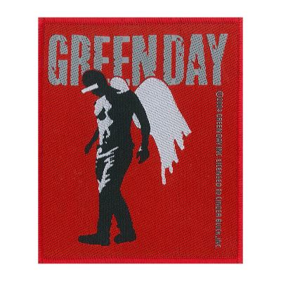Green Day Patch Wings 10 x 10 cm