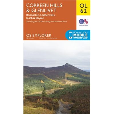 Os Explorer Ol62 Coreen Hills & Glenlivet (Os Explorer Map) (Map)