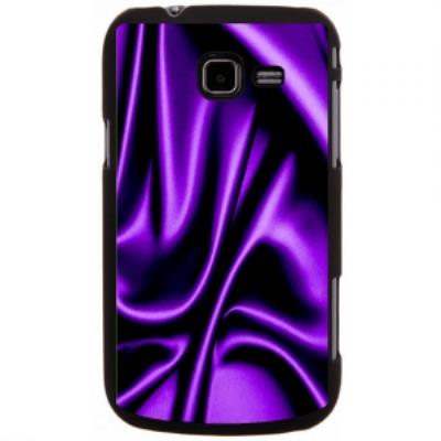 Coque rigide Galaxy Trend Lite S7390 Impression soie mauve drapée