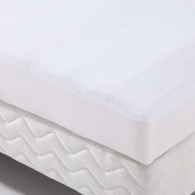 Protection literie housse imperméable transalese éponge 100% coton 180x200 cm blanc negoc-002470