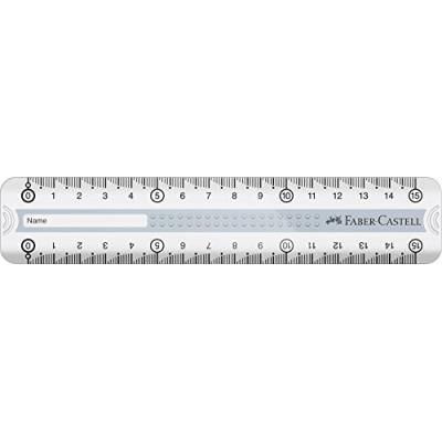 Faber-castell-grip 171015 règle 15 cm (gris)