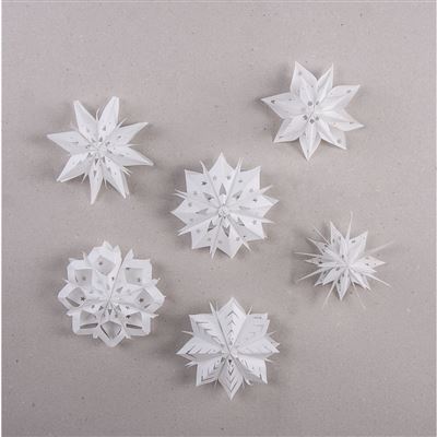 Etoile magique décoration de noel en papier - kit complet xs - rayher