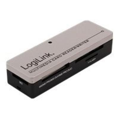 LogiLink Cardreader USB 2.0 extern Mini All-in-1 - kaartlezer - USB 2.0