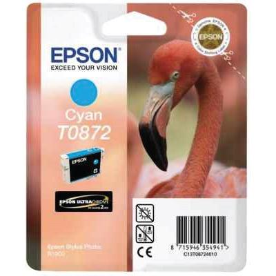 cartouches d'encre Epson T0872 original C13T08724010 Cyan pour Epson C13T08724010