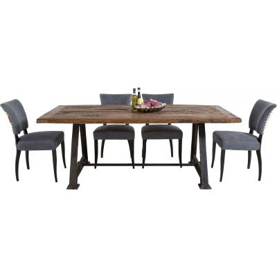 Table Bois Massif Railway 210x100 Kare Design Achat Prix Fnac