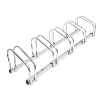 Relaxdays râtelier familial pour 5 vélos argent