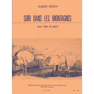 soir dans les montagnes