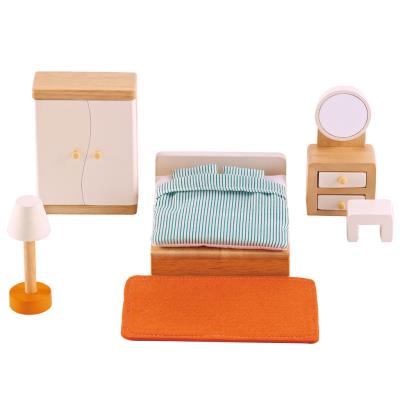 Hape E3450 Hape - La chambre à coucher- Bois et tissus