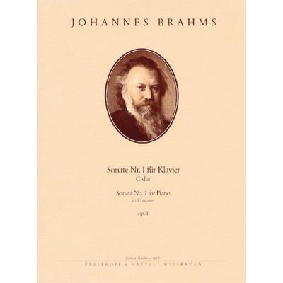 Partitions classique EDITION BREITKOPF BRAHMS J. - SONATE NR. 1 C-DUR OP. 1 - PIANO Piano