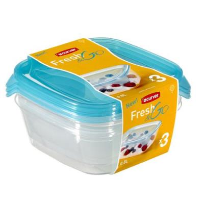 Boîte fraîcheur Curver Fresh&Go 0,8 L - 3 p.