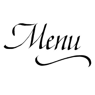 Tampon - Menu