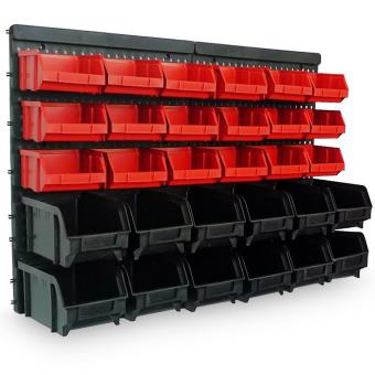 Etagere A 32 Elements Bac A Bec Combinaison Murale Garage Atelier Rangement De L Atelier Achat Prix Fnac