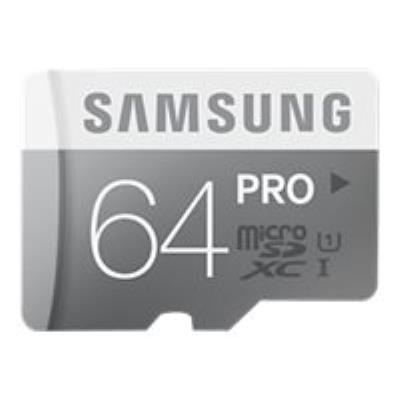 Samsung Pro MB-MG64D - flashgeheugenkaart - 64 GB - microSDXC UHS-I