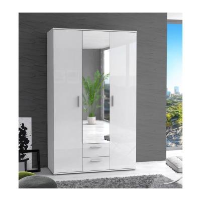 Finlandek armoire de chambre selkeä 121 cm - blanc brillant