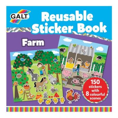 LIVRE STICKERS REUTILISABLES FERME GALT