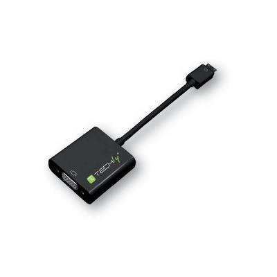 Techly idata hdmi-vga4 adaptateur et connecteur de câbles 302921