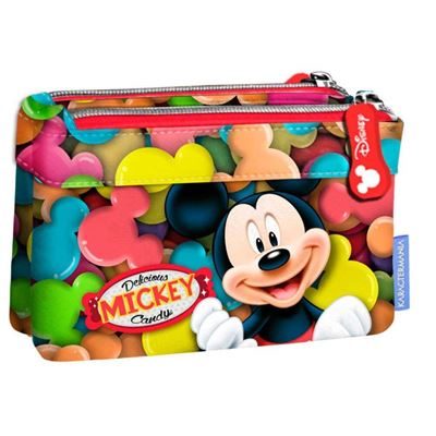 Mickey Mouse Delicious Porte-monnaie, 14 cm, Rouge (Rojo)