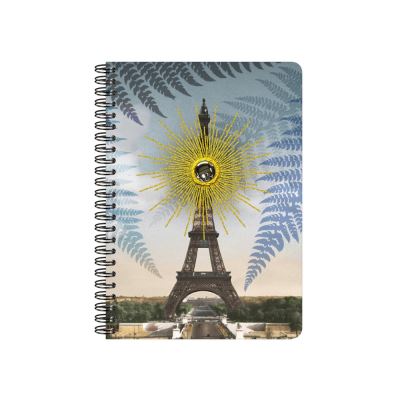 Tour Eiffel Soleil Cahier à Spirales A5-148 pages Les Cakes de Bertrand