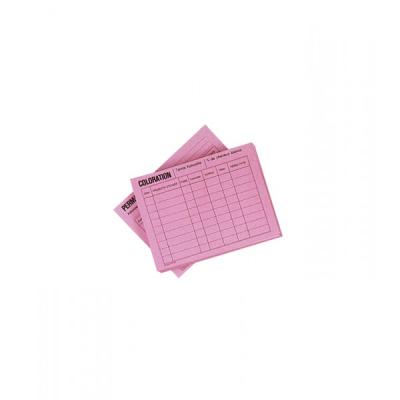 Paquet de 50 Fiches Techniques Rose