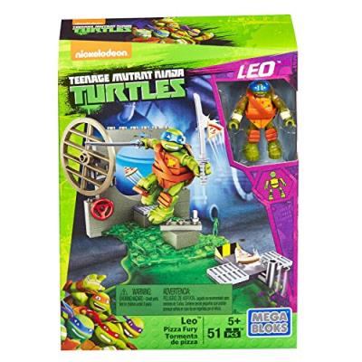 Mega bloks - tortues ninja - dmx34 - léo - coffret pizza fury