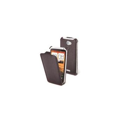 Snowslim Noir Cremieux Embossé + film protecteur Compatible Htc One X/One XL