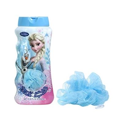 Gel douche + éponge 450ml frozen reine des neiges lot de 2 air-val 6327