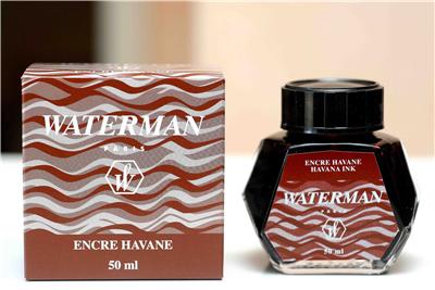 Flacon d'encre havane