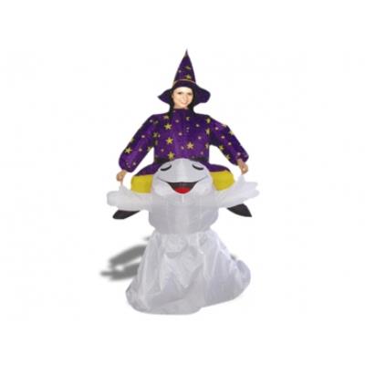 Costume de sorcière gonflable spécial halloween déguisement fete accesssoire costume insolite drole