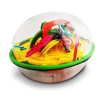 Casse-tête labyrinthe 3D en forme de boule avec 208 étapes