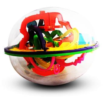 Casse-tête labyrinthe 3D en forme de boule avec 208 étapes - Casse