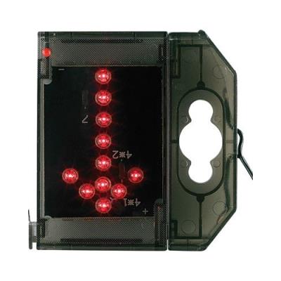 Caractère spécial lumineux à LED - '' Flèche bas '' rouge