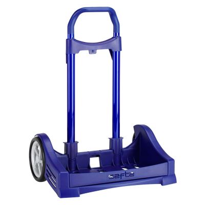 Chariot porte Sac à dos Cartable Evolution bleu 40x85x28